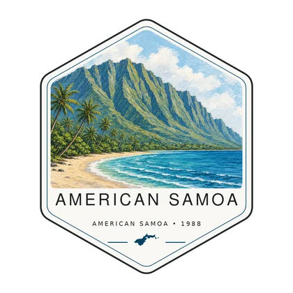 American Samoa first-visit badge, National Parks Hub