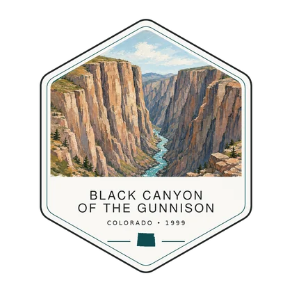 Black Canyon first-visit badge, National Parks Hub