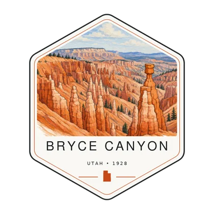 Bryce first-visit badge, National Parks Hub
