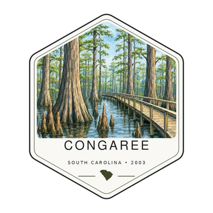 Congaree first-visit badge, National Parks Hub