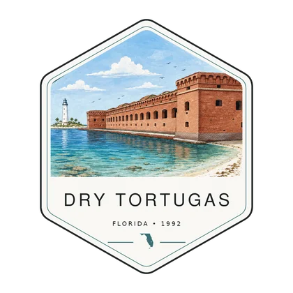 Dry Tortugas first-visit badge, National Parks Hub