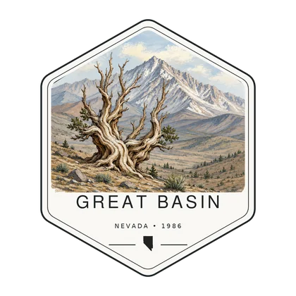 Great Basin first-visit badge, National Parks Hub