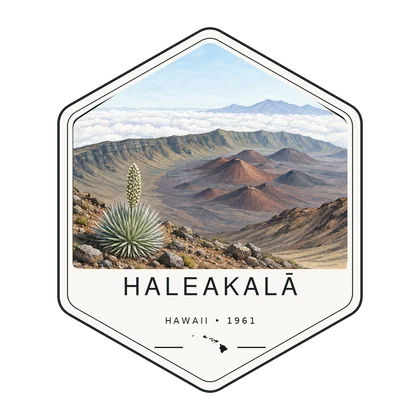 Haleakalā first-visit badge, National Parks Hub