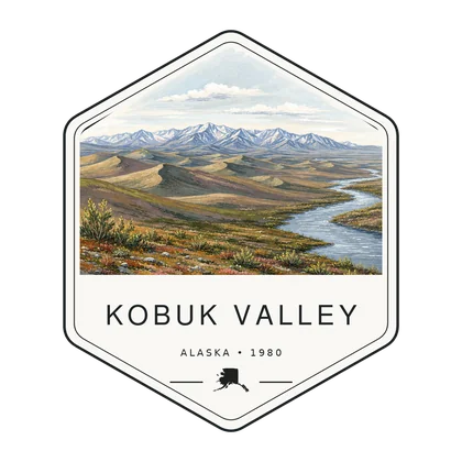 Kobuk Valley first-visit badge, National Parks Hub