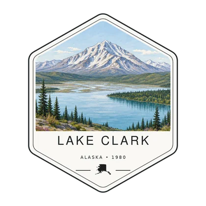 Lake Clark first-visit badge, National Parks Hub