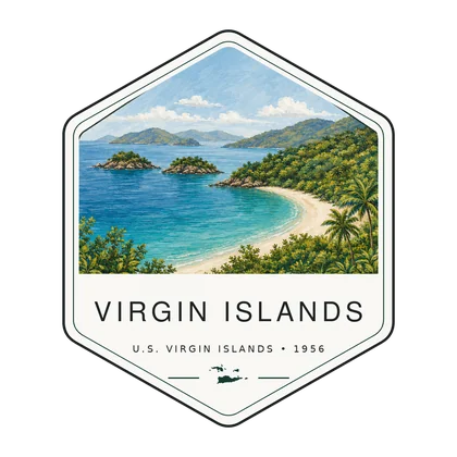 Virgin Islands first-visit badge, National Parks Hub