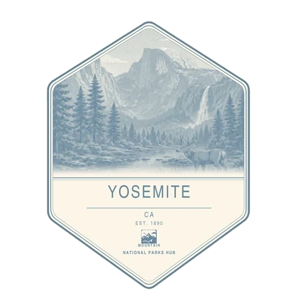 Yosemite first-visit badge, National Parks Hub