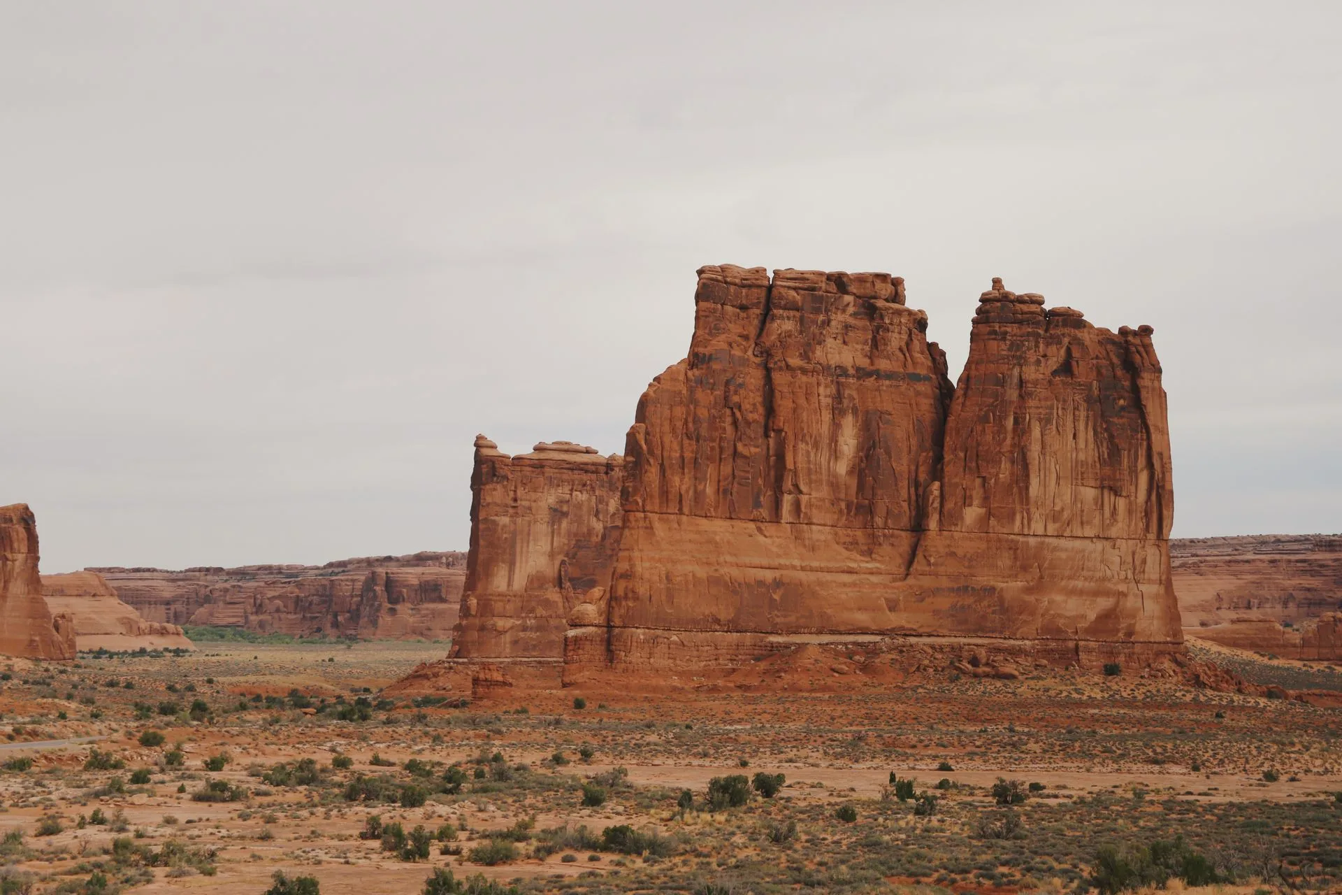 Desert rock formations, Arches National Park