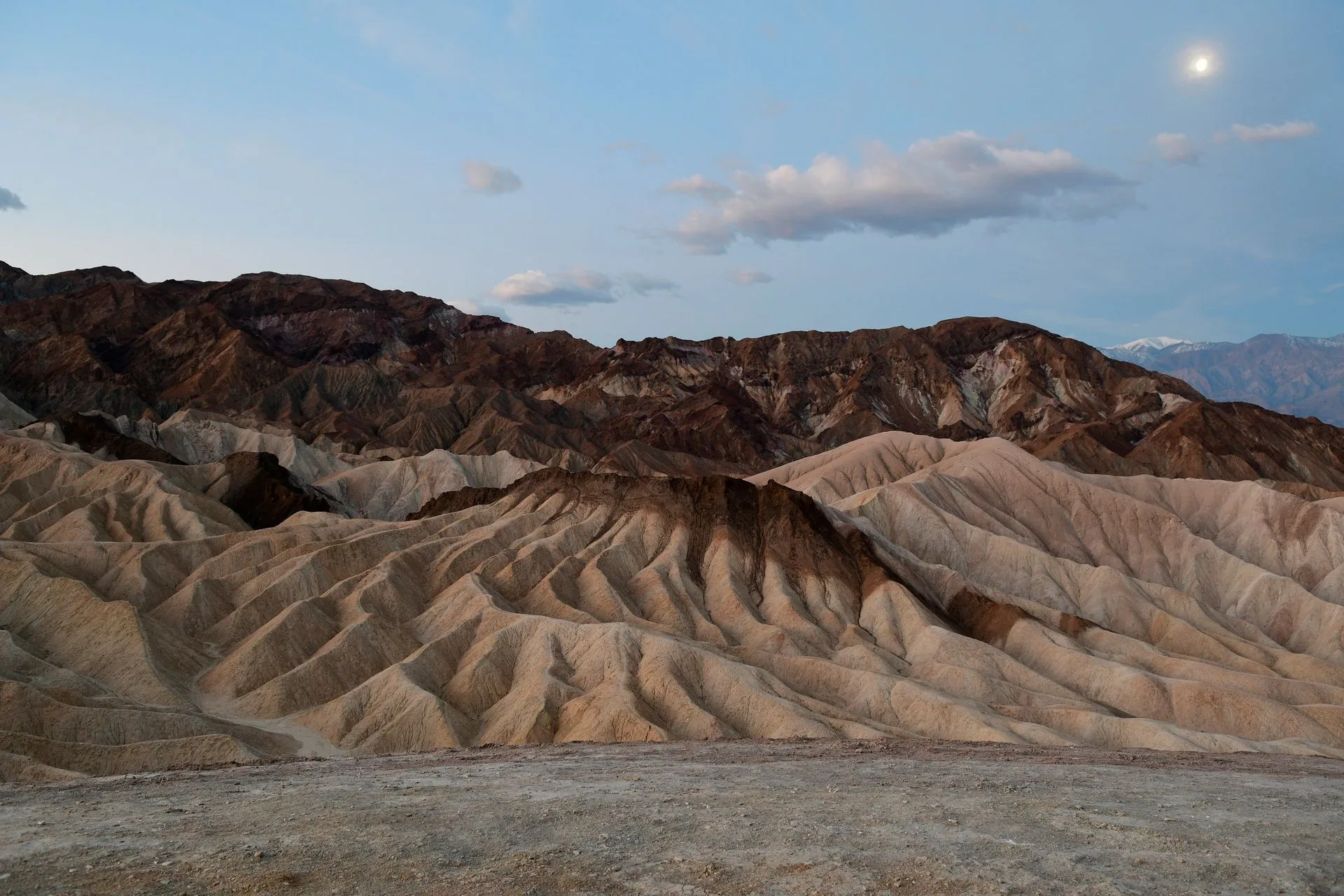 Desert canyon terrain, Death Valley National Park