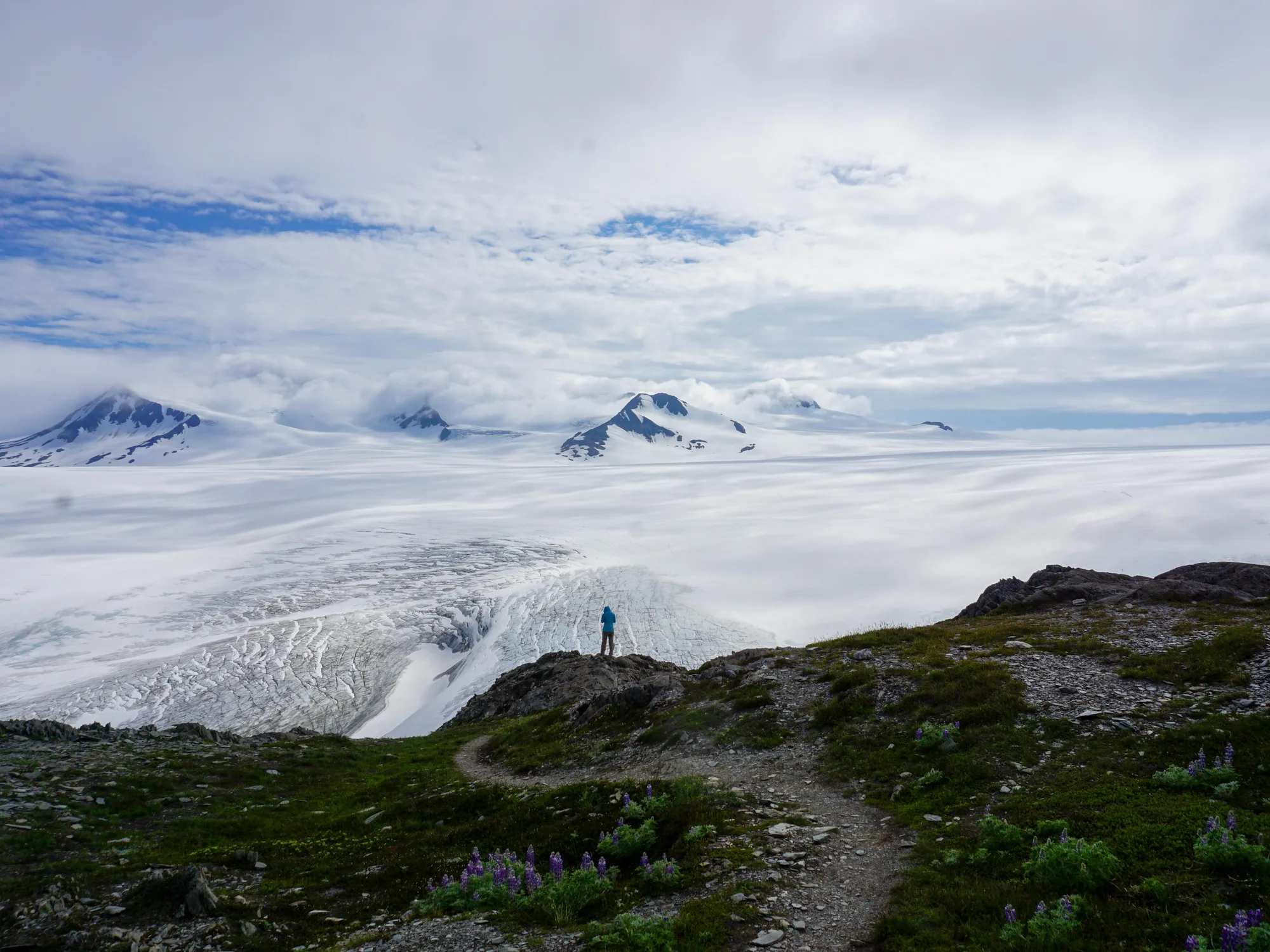 Exit Glacier retreat at Kenai Fjords National Park