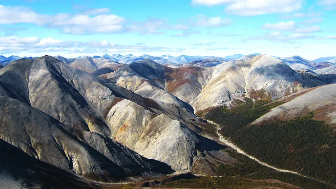 The Kobuk River winding through Kobuk Valley National Park, Alaska